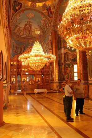 Den nybyggda ortodoxa kyrkan i Blaj.